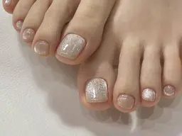 【オフなし🈚️】【Foot】韓国ネイル/特殊ワンカラー