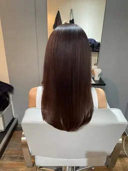 【カットなし】髪質改善プラチナストレート+オージュアトリートメント+リファUFB とりあえず癖を抑えたい方向け🌟