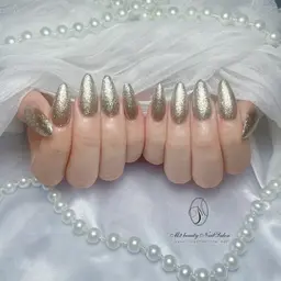 【HANDオフあり】チップ長さだし10本+ ワンカラーorラメグラデーション