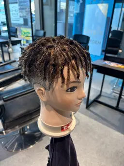 針金パーマ (コームツイストorソフトアフロ)