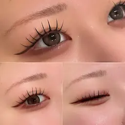 ✨パリエクLED✨️【パリジェンヌラッシュリフト+LEDまつエク~120本】¥9800