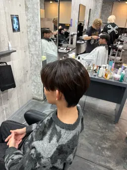 曲がる縮毛矯正+カット