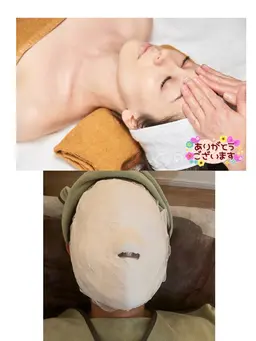 金賞受賞☆コルギ[免疫力up]小顔コルギ＋小顔矯正コース60分 ¥7000(全員別途シーツ代300円)