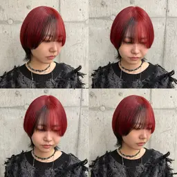 ✨【デザインカラー】ケアブリーチ+オンカラー+髪質改善トリートメント¥20000→¥15000✨