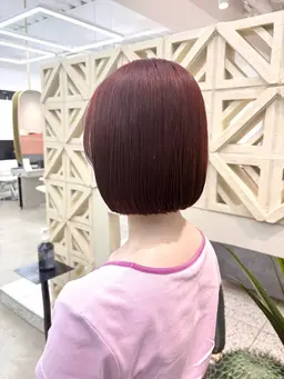 ボブカット+カラー+トリートメント(※ワンカラーのみ)