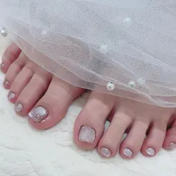 【foot🐾マグネットネイル】足元にもマグネットを💖