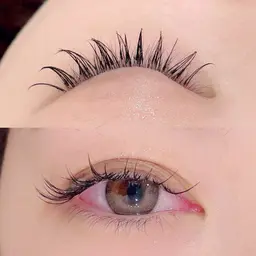 【⭐️マツエク120本】10.20代限定🎀オフ無料【写真撮影必須】フラット・カラー変更+1,100