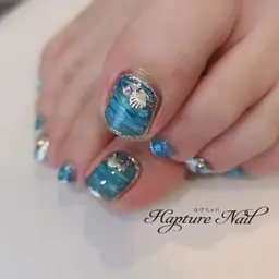 【オフ無料】フットジェルネイル！アートし放題🌼🌼