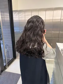 🤍結べる長さの🤍カット+パーマ