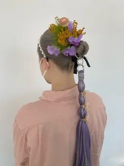 🎗ヘアセット🎗コテ巻き、アレンジ、クリスマス、結婚式、ライブ、コンサート前に"💞💞(ロング料金なし)