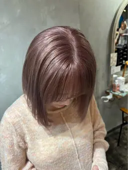 全頭ブリーチ＋オンカラーorリタッチ＋オンカラー『 12月16日10:00-限定』🎀🫧