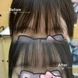 【朝がラクに🎶ྀི】前髪縮毛矯正+似合わせ全体カット🎀