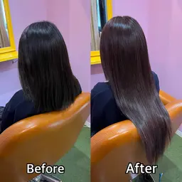 エクステ長さおへそ辺り☆人毛ちび編み込みエクステ80本140g⭕️13500円