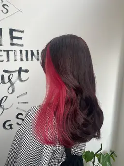 インナーカラーorイヤリングカラー➕内部補修トリートメント✨