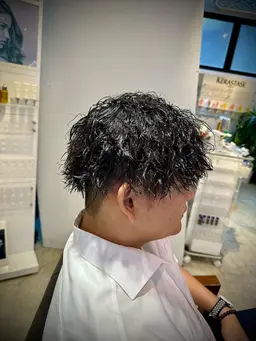 ⭐︎men's限定⭐︎【ラフにキマるカット+似合わせパーマ】グランジ/ラフ/カーリー/メンズカット/メンズパーマ/無造作