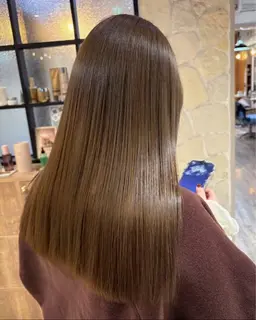 ≪🌈ダメージレスに色持ちUP⤴︎⤴︎🫧≫ 髪質改善カラー+内部ケア3Step トリートメント