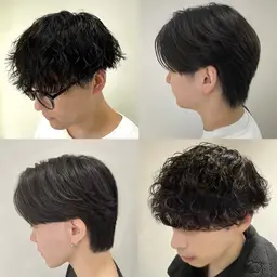 【ご新規様限定】骨格に合ったメンズカット＋ケアパーマ（波巻き・スパイラル可）