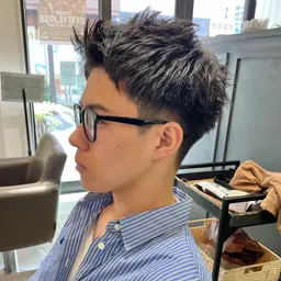 【スタイリング簡単★】メンズカット+眉カット