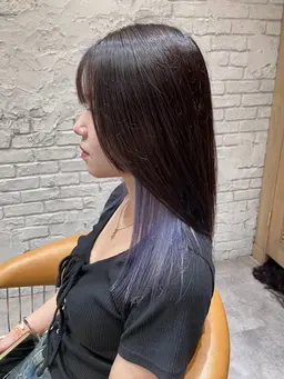 明髪でも艶髪に♪ケアブリーチ+ケアカラー　 ￥17900