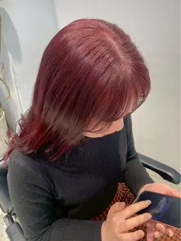 【当日予約可🙆🏻‍♀️ ̖́-‬ 1/14 18:00~】透明感ブリーチカラー/カラーモデル￥7150✩.*˚