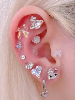 🦋耳ツボジュエリー　12粒まで🦋