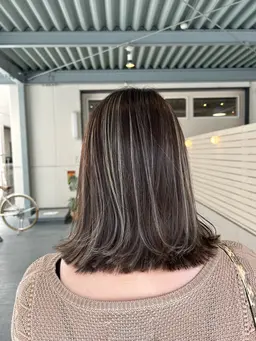 ☆質感カット＋外国人風ハイライト＋オンカラー＋クイックTR¥19800→¥16500