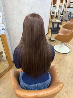 【🐥限定クーポン🐥】白髪ぼかしハイライト+透明感カラー《aujuaトリートメント》