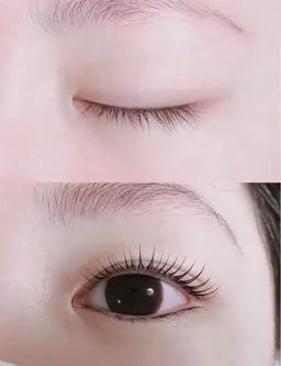 パリジェンヌ　マツパ　うるおい成分配合トリートメント付き　必ずマスカラ落としてからお越しください