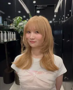 【持続力アップ】艶カラー＋5stepトリートメント