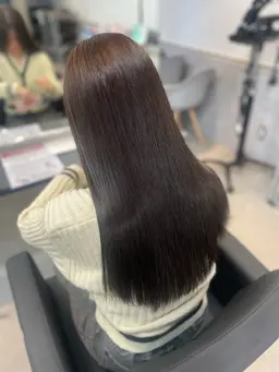 ワンカラー🌟(黒染、暗染✖️)+カット✂️+2stepトリートメント🎶