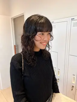 《💖毎日変わらない可愛さを簡単に💖》似合わせカット＆楽ちんパーマ✨minimo限定でトリートメント付❗️