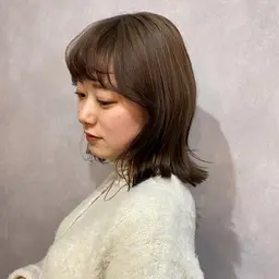 🍊ダブルカラー（ブリーチなし） + アミノリペアトリートメント