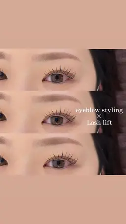 【🦋まつげパーマ＋アイブロウスタイリング(wax脱毛)🦋】