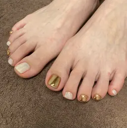 【パラジェル】 オフこみ/フットジェルネイル🦶ワンカラー