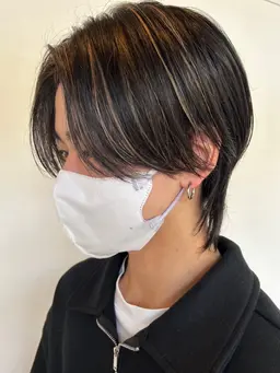 メンズカット＋カラーモデル (3cm以上カット)