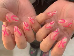 アートし放題/60min🎀☁️【おまかせ・持ち込み🆗・パーツ付】