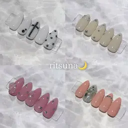 🌷オフなしの方限定🌷10本長さだし+定額シンプルデザインコース(オフ込み)¥10100→¥6000