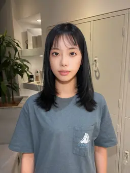 似合わせカット✂️＋ケアカラー❣️＋超音波3stepトリートメント✨