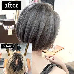 ナチュラルハイライトカラー＋トリートメント