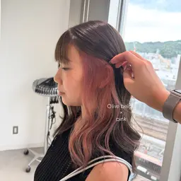 【🌿‬初ブリーチにオススメ🌿‬】インナーカラー（ブリーチ+カラー+フルカラー+うる艶tr🫧）