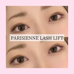 パリジェンヌラッシュリフト(80°カール感で立ち上げ)リピーター様+500円