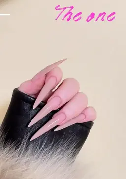 ワンカラー+チップ長さだし