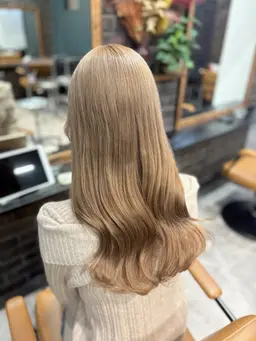 《U23》♡✂️メンテナンスカット付💇♀️ブリーチトリプルカラー✨【ブリーチ×2. カラー.スチームトリートメント】