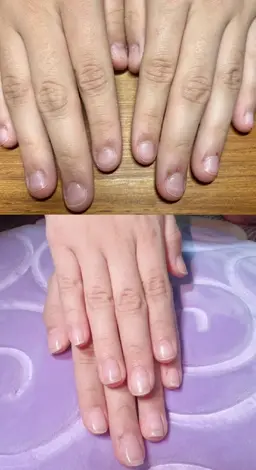 自爪育成(自爪風ネイルジェルを乗せる場合は➕2000円)