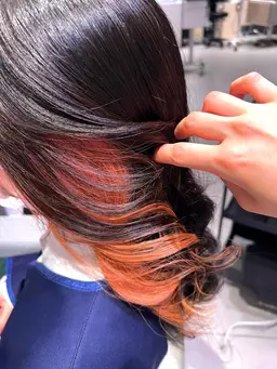 可愛いさりげなインナーカラー🫶🏻💕シャンプー･トリートメント込🧖🏼‍♀️