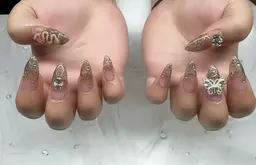 ハンドラメグラデーション