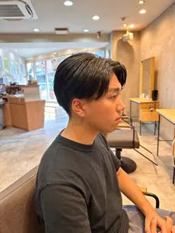 【韓国式アイロンニュアンスパーマ】メンズカット+アイロンパーマ