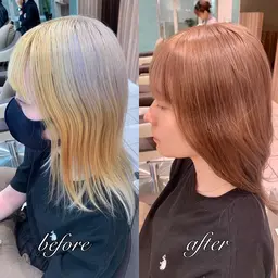 《ハイトーン》カット➕ダブルカラー➕ケアトリートメント✨ケアブリーチ使用💎メンズもこちら🌈