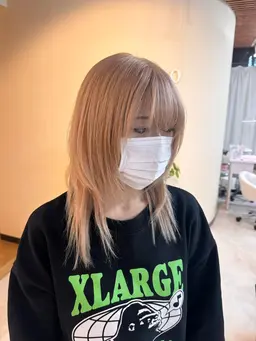 カット/透明感抜群ケアブリーチカラー（wカラー）✨/4stepトリートメント✨