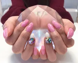 オフなし限定【スカルプ/チップ】長さ出し10本+ジェルワンカラー¥13200